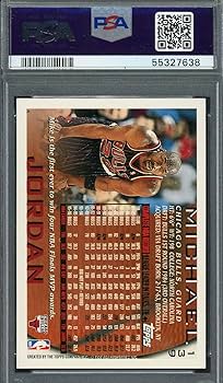 その他 NBA 1996 Topps50 #139Michael Jordan+1sc Michael Jordan 1996 Topps #139 NBA at 50 Price Guide